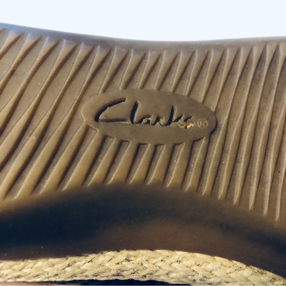 Clarks Women's Danelly Adira - Size 6.5 M - Black Espadrille Ballet Flat Slip on - Picture 6 of 12